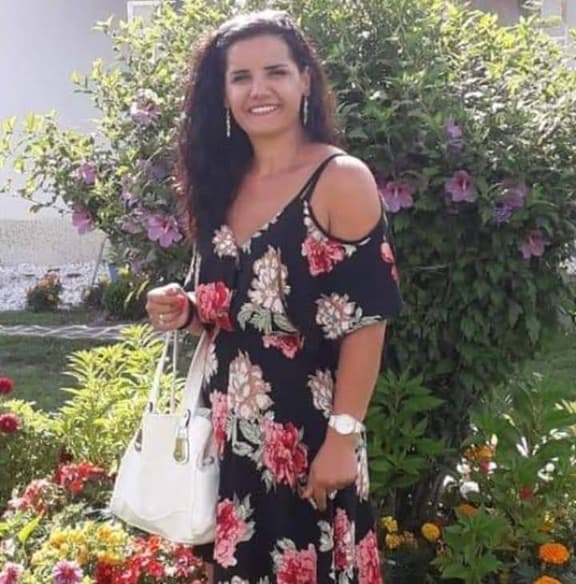 Zoja Oroshi poses in undated photo. She was killed in Baden. Austria. Note: Private photo taken from social media. (Newsflash/NX)