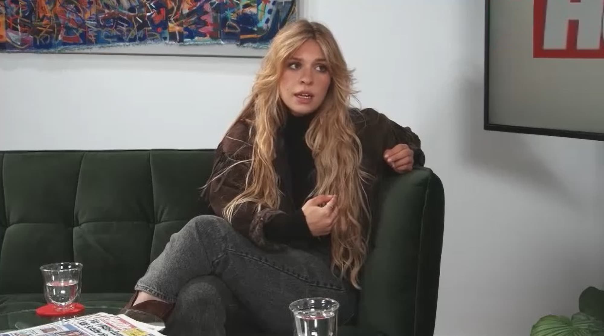 Image shows climate activist Anja Windl, aged 26, from Bavaria, Germany, in undated photo. She got popular through her resemblance with famous singer Shakira. Note: Photo is a screenshot from a video. (Newsflash)